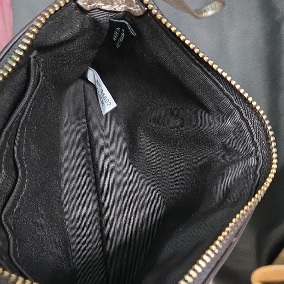 SALE* Coach Shimmering Gold Wristlet - Picture 7 of 8